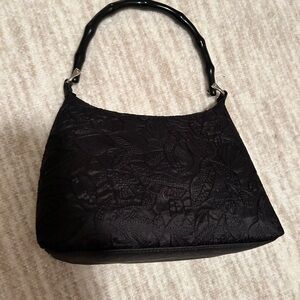 Talbots Black Lace Handbag